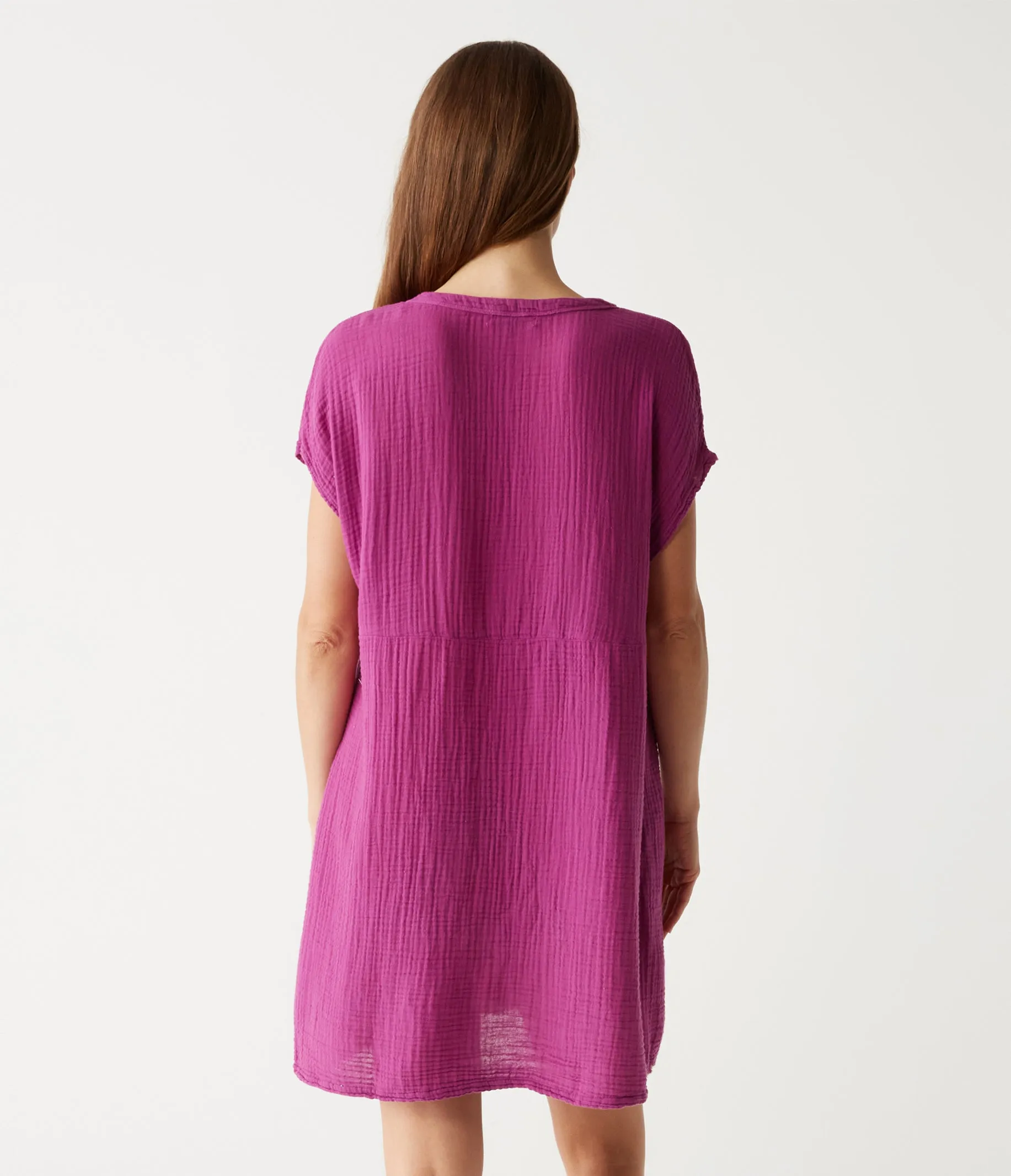 Mira Split Neck Dress