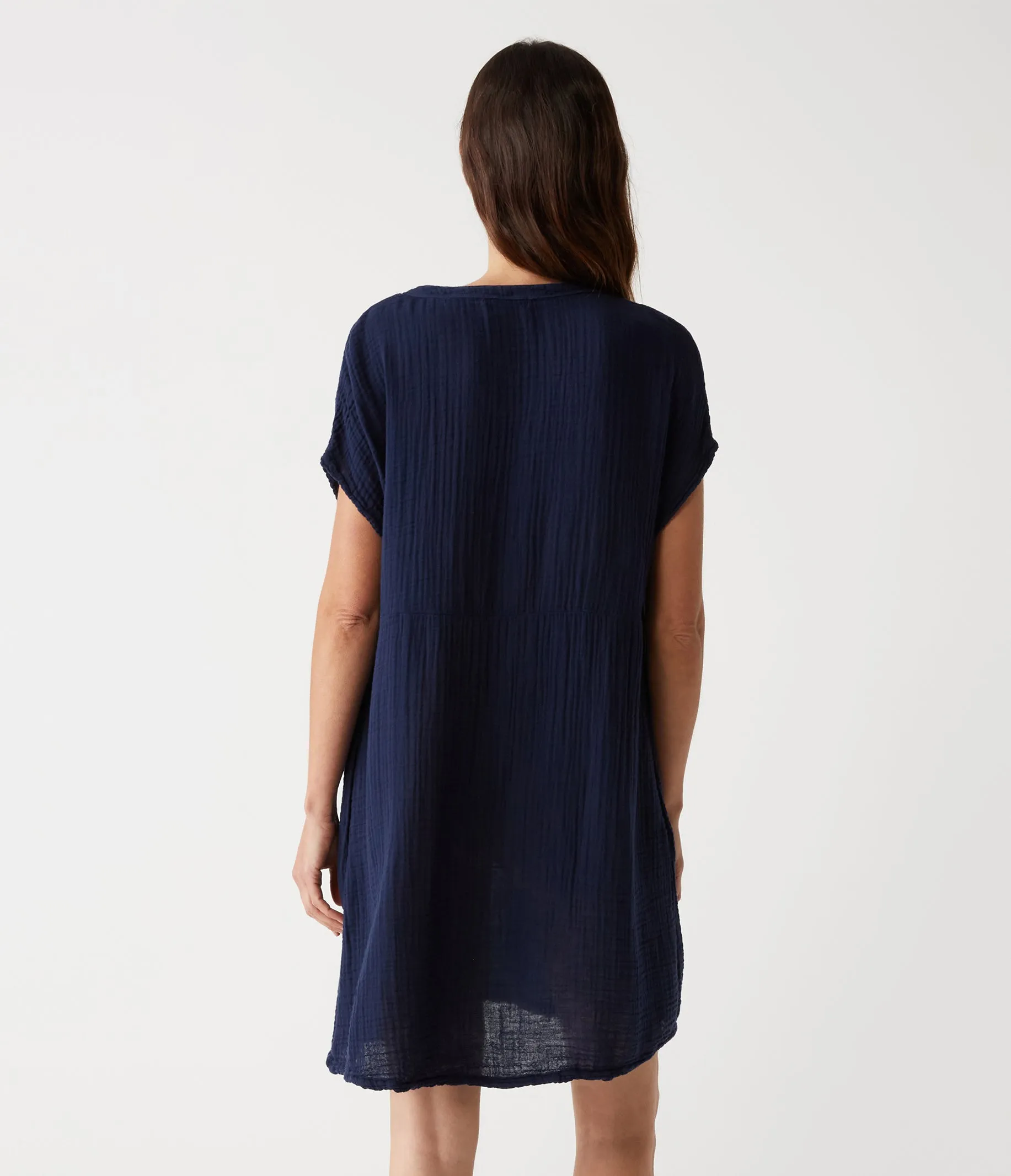 Mira Split Neck Dress