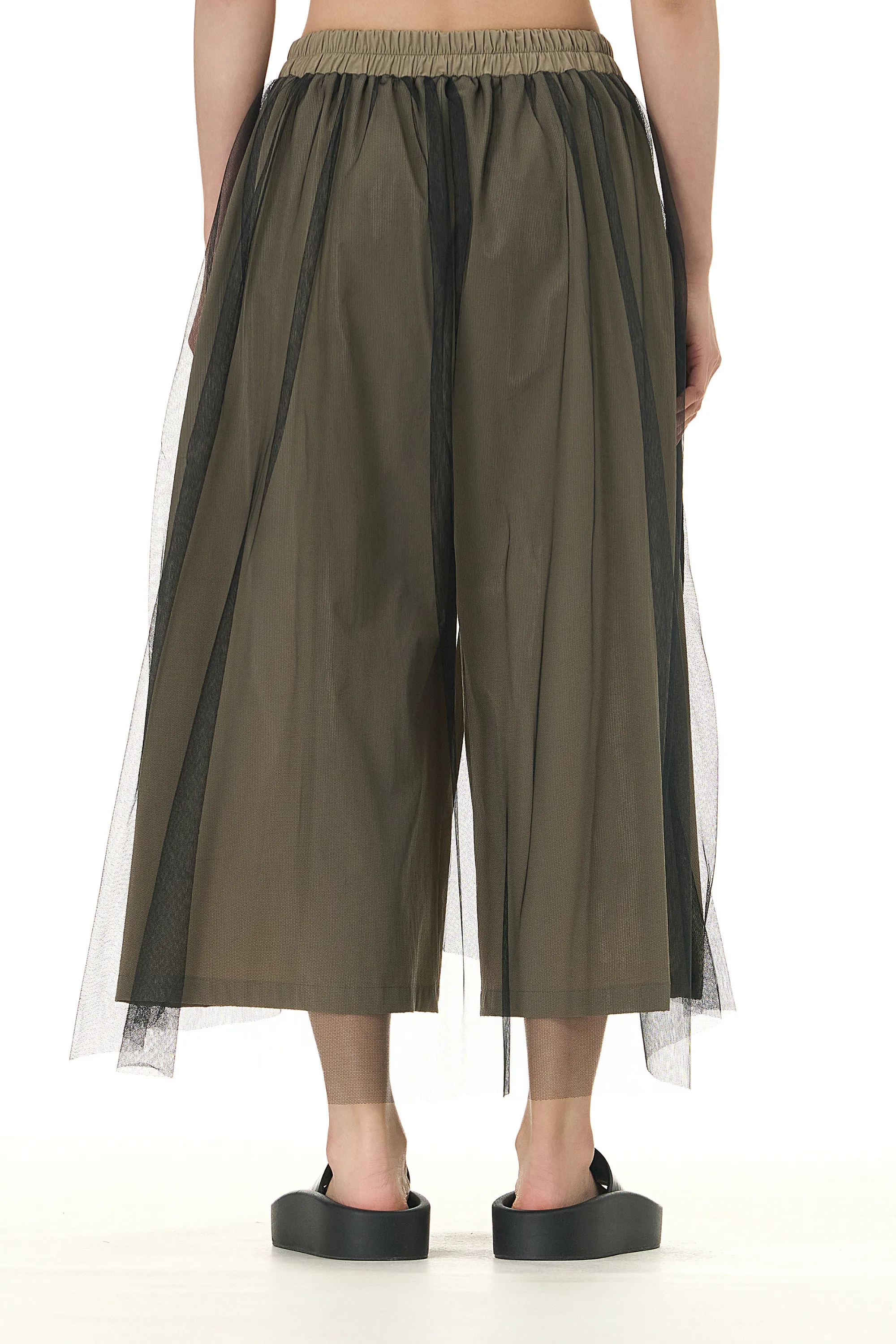 Net Layered Culottes Coord Set