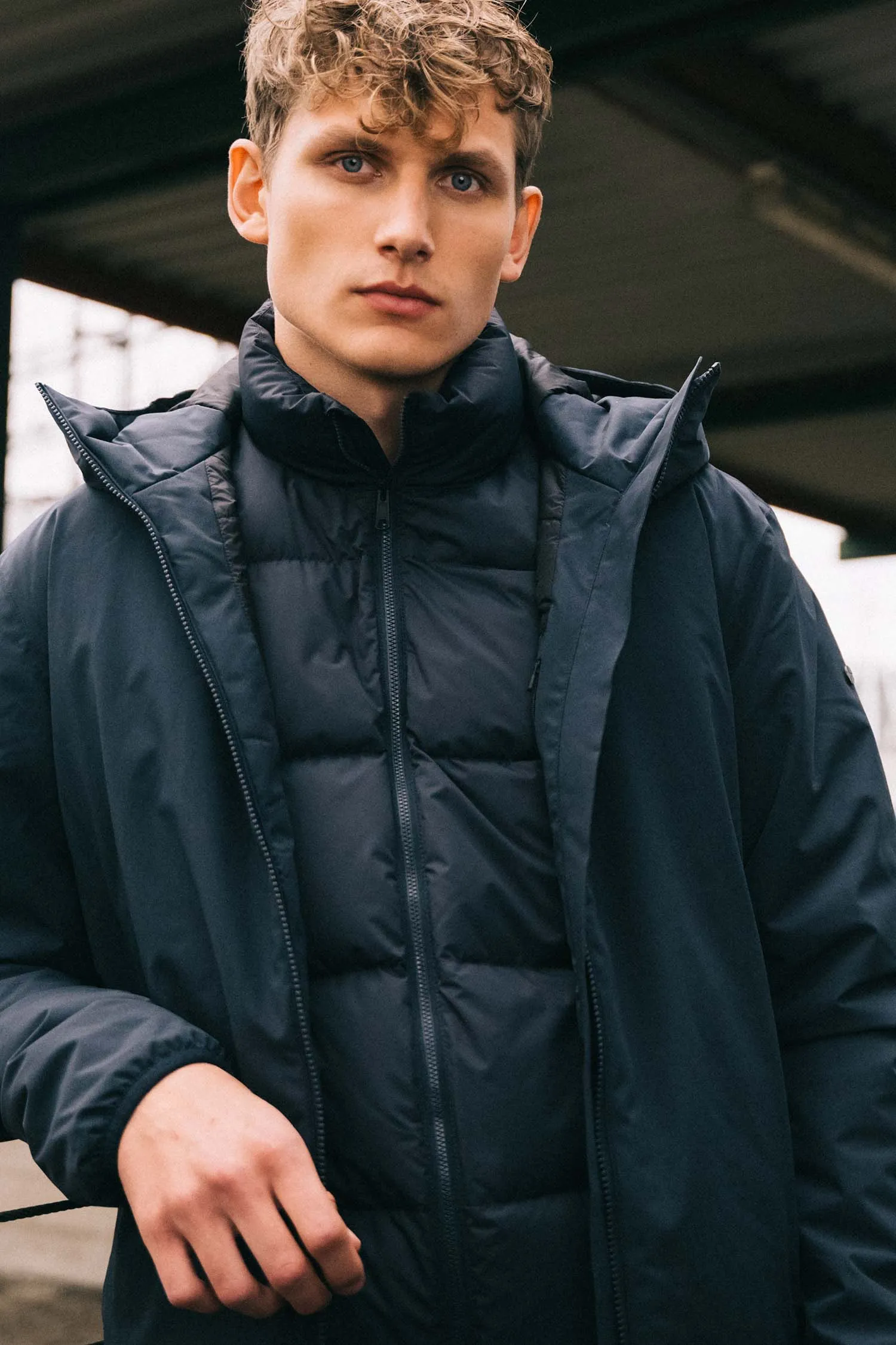 Nimbus Thinsulate Hooded Jacket in Midnight Blue