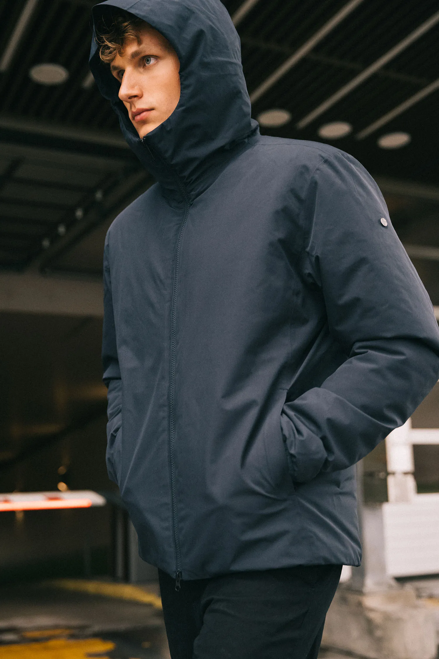 Nimbus Thinsulate Hooded Jacket in Midnight Blue