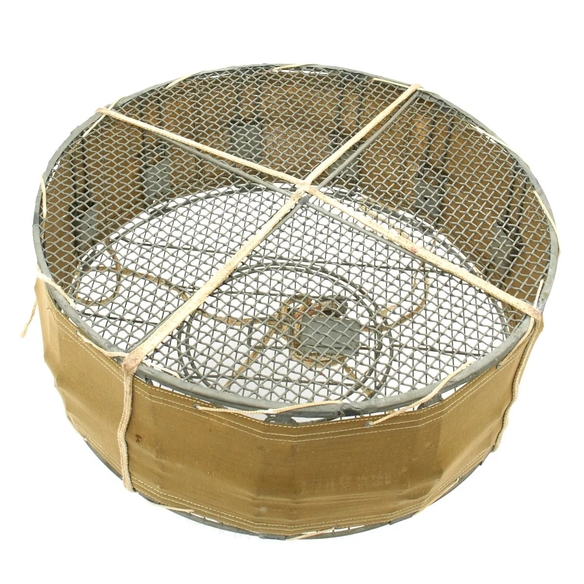 Original U.S. WWII Airborne Parachute Pigeon Cage Drop Cage Basket