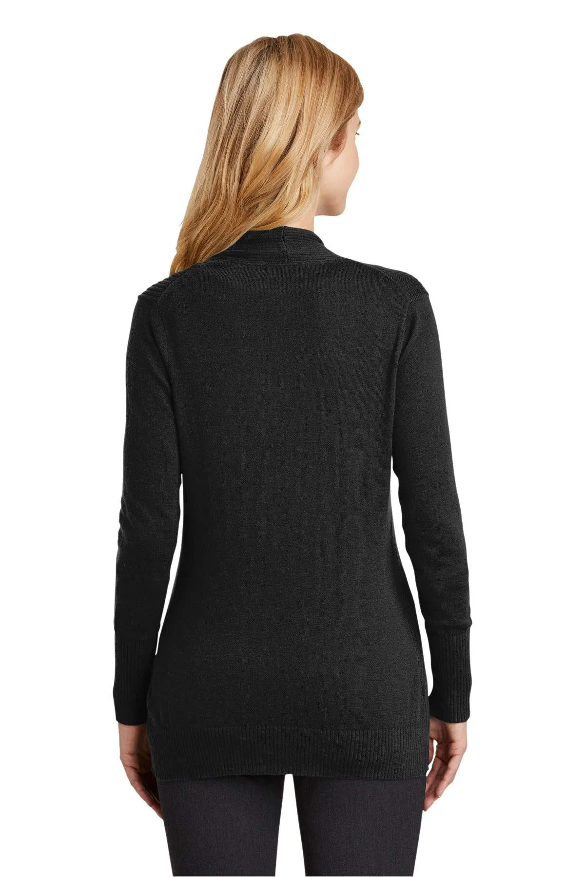 Port Authority Ladies Open Front Cardigan Sweater. LSW289