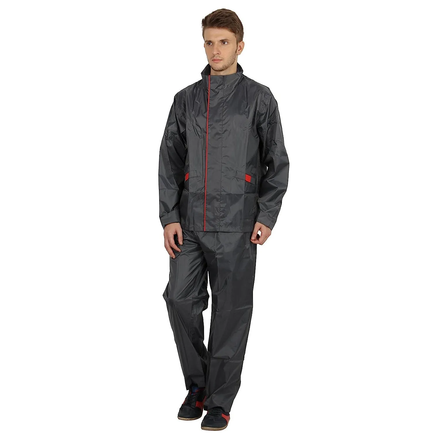 Prokick Desire Unisex Rain Suit (Waterproof Jacket with Hood, Pant and Carrying Pouch)