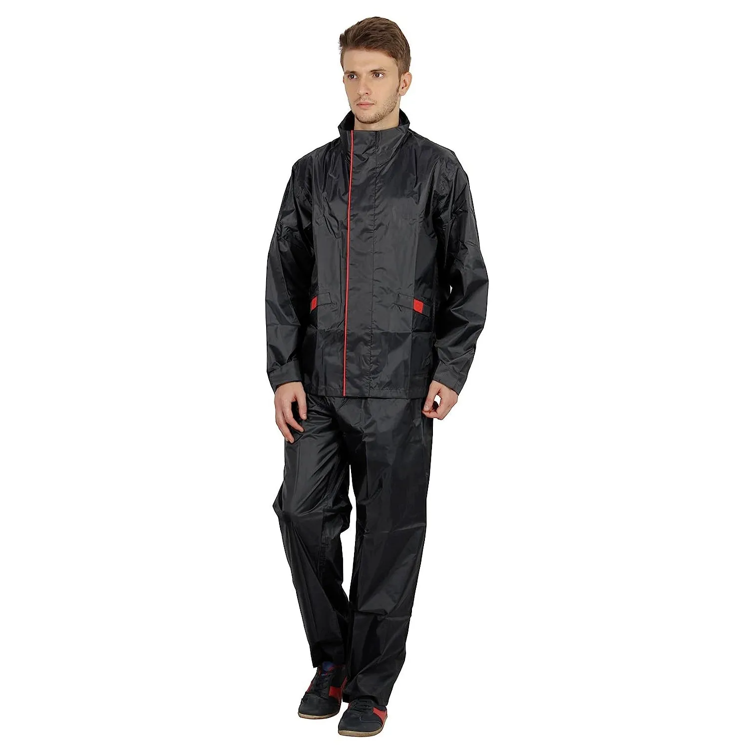 Prokick Desire Unisex Rain Suit (Waterproof Jacket with Hood, Pant and Carrying Pouch)