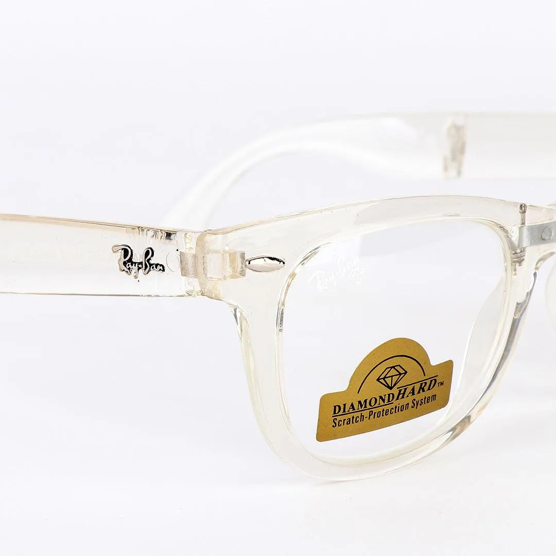 Ray-Ban Foldable Wayfarer Transparent Sunglasses