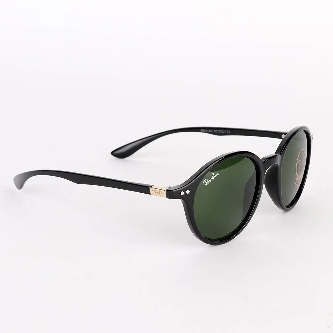 Ray-Ban Wayfarer Round-frame acetate Black sunglasses