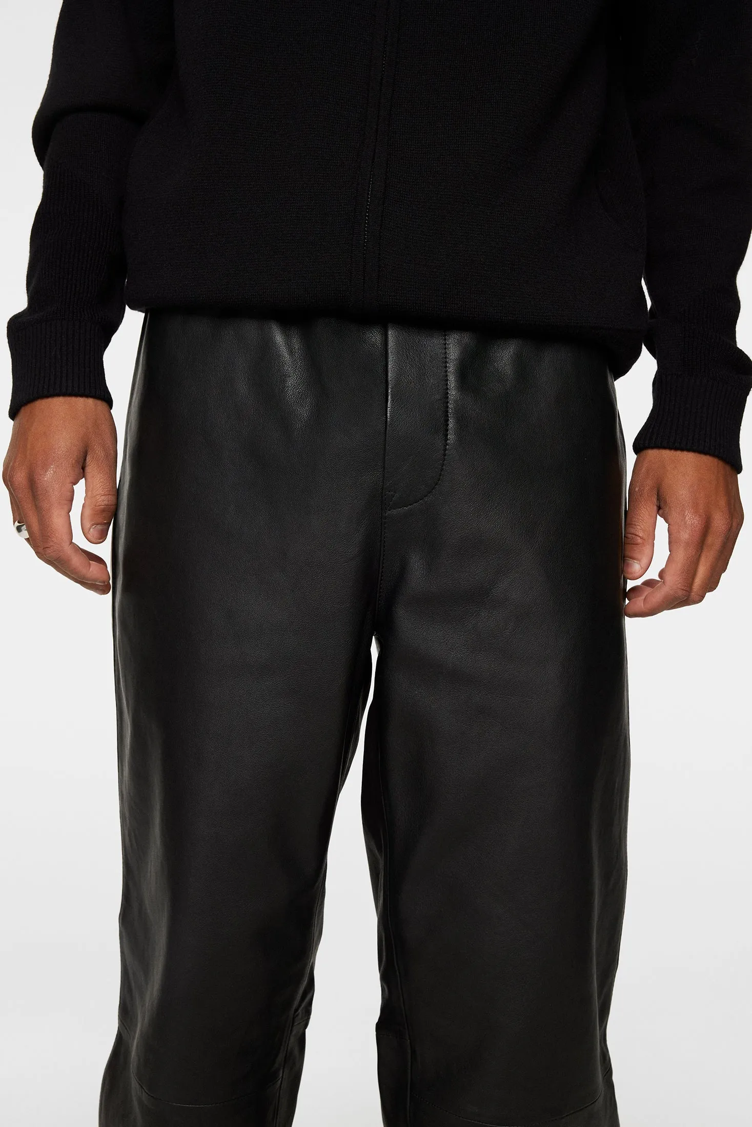 Santo Leather Track Pants