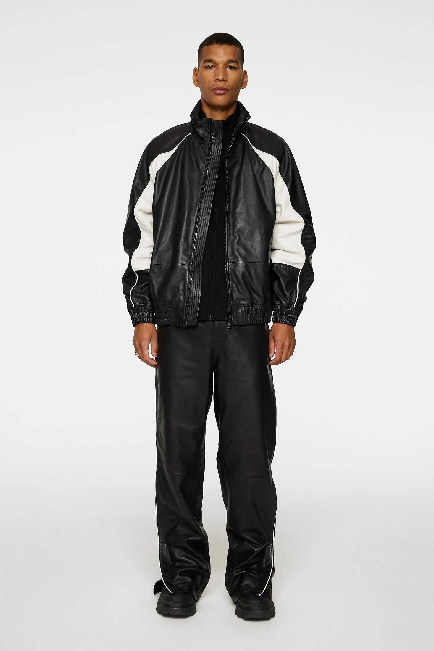 Santo Leather Track Pants