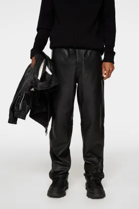 Santo Leather Track Pants