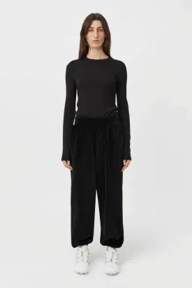 Simone Velour Trackpant Black