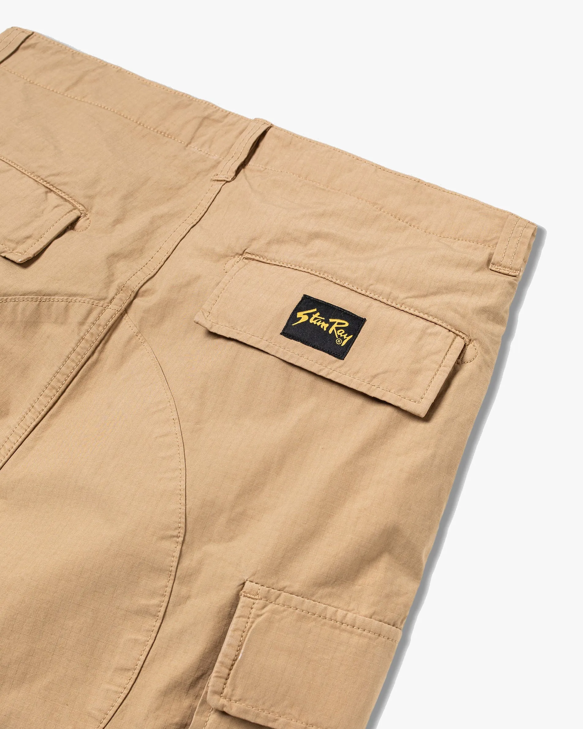 Stan Ray Cargo Shorts - Khaki Ripstop