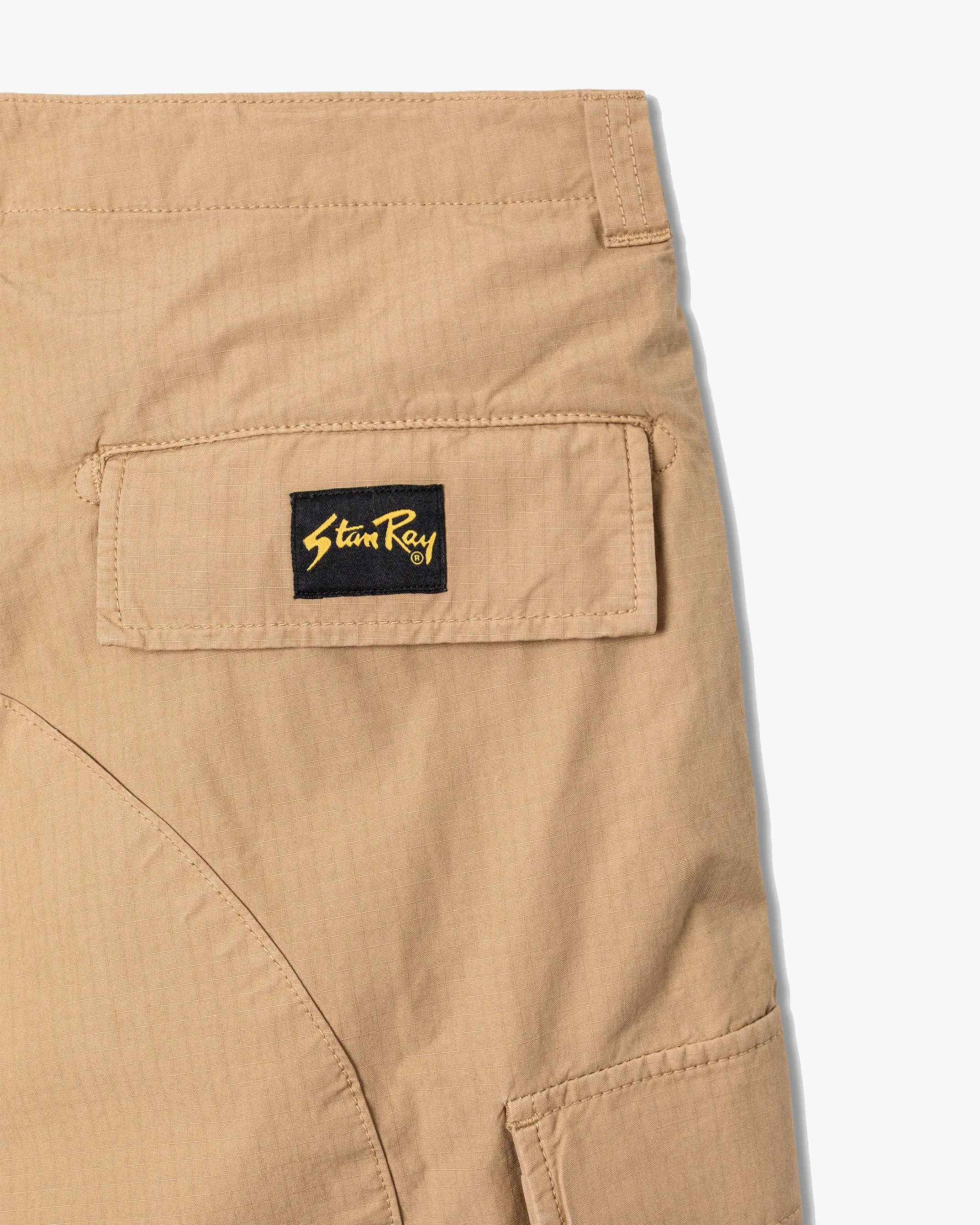 Stan Ray Cargo Shorts - Khaki Ripstop