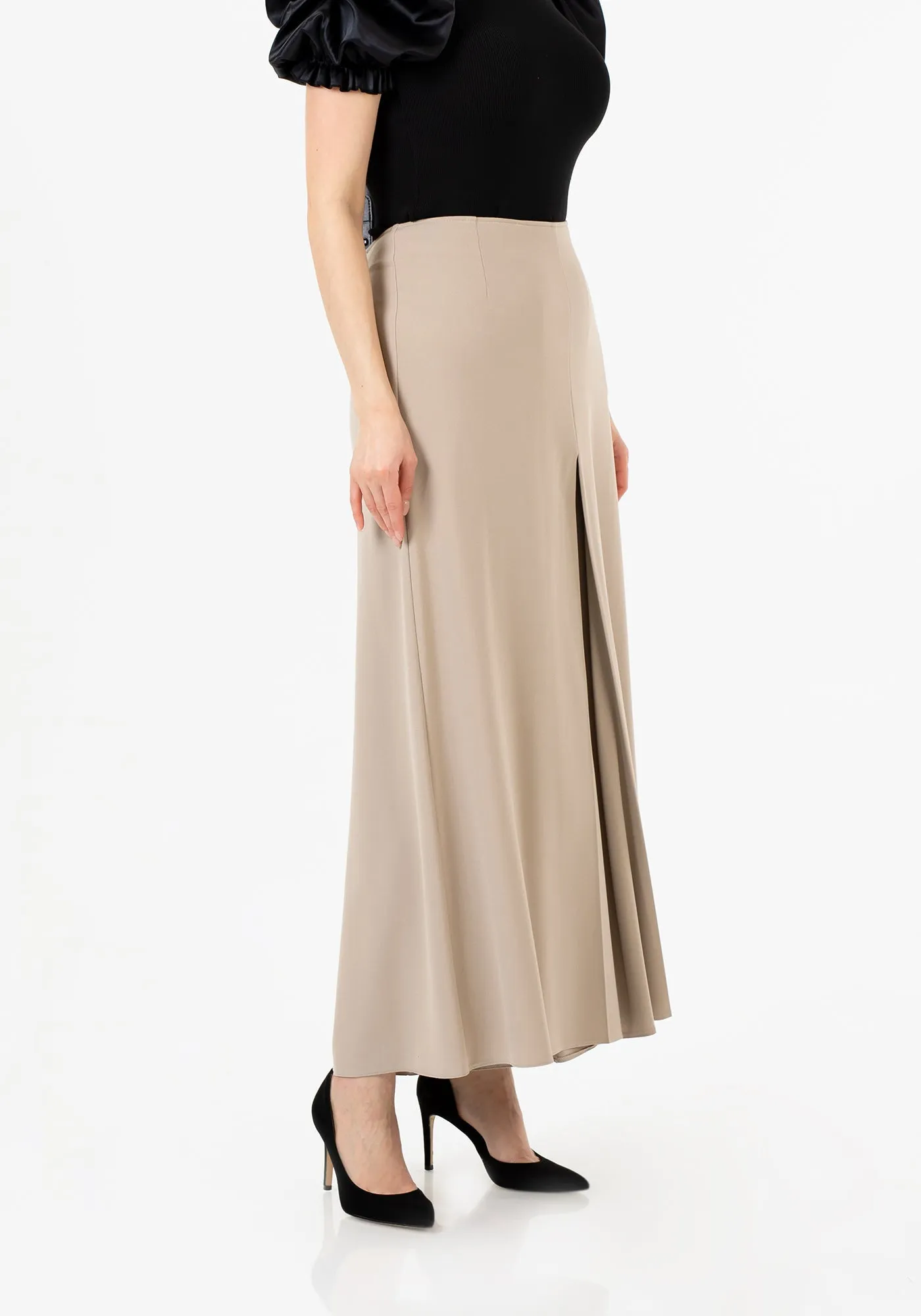 Stone High Waisted Palazzo Pants