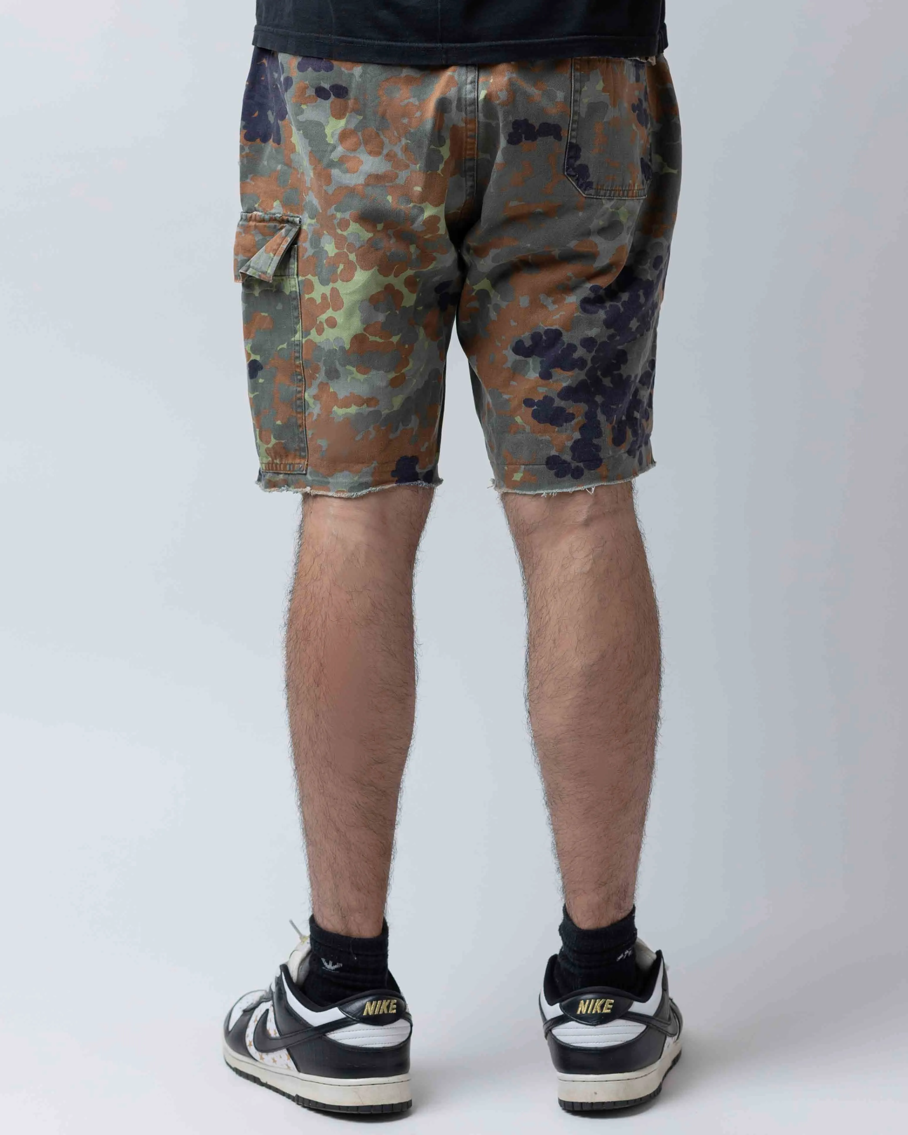 Syntex French Military Drop Camo Cargo Shorts