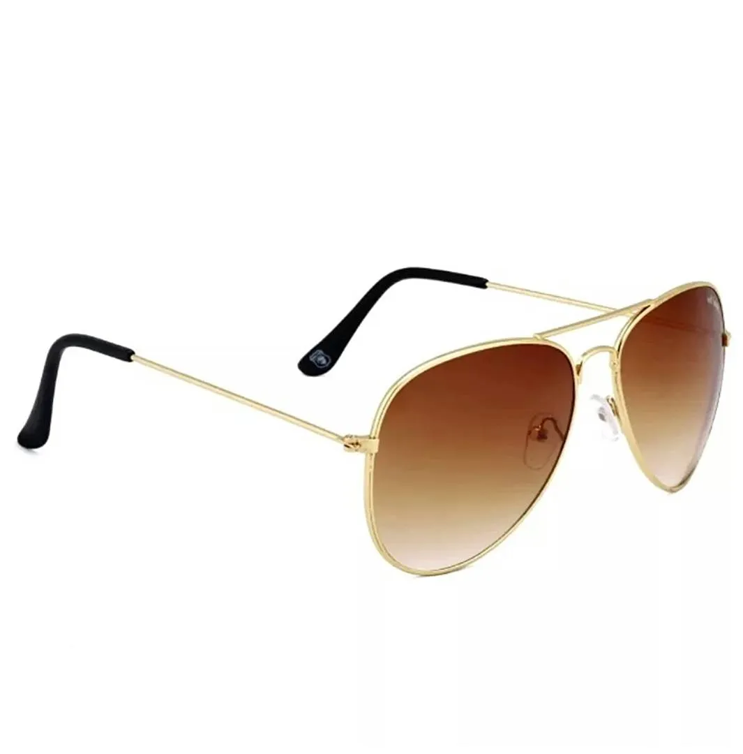 Trendy Brown Aviator Sunglass For Men And Women