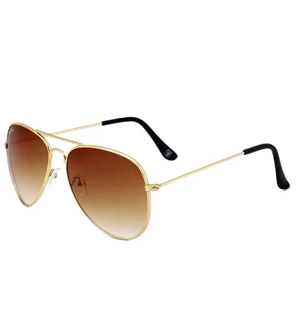 Trendy Brown Aviator Sunglass For Men And Women