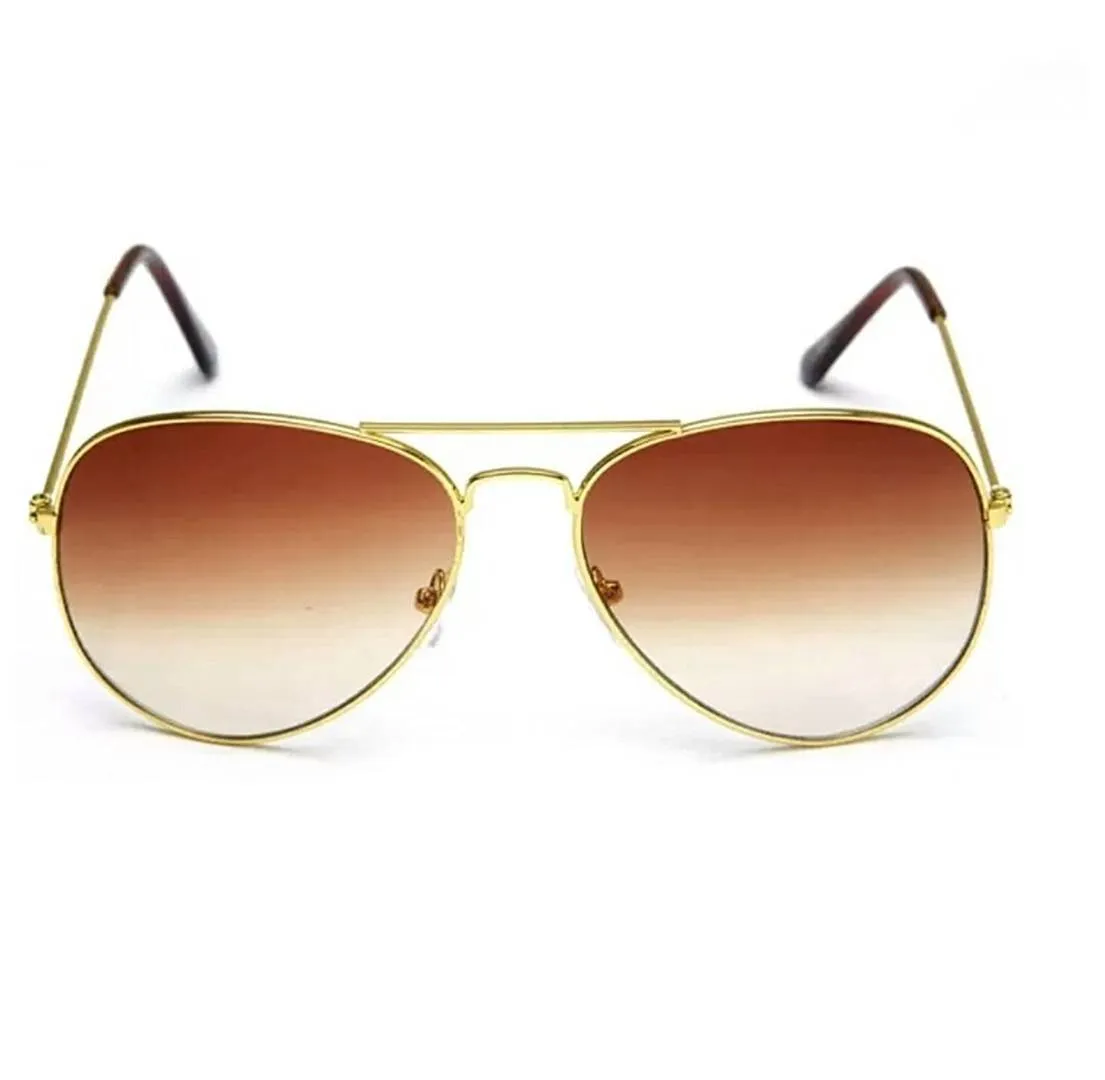 Trendy Brown Aviator Sunglass For Men And Women