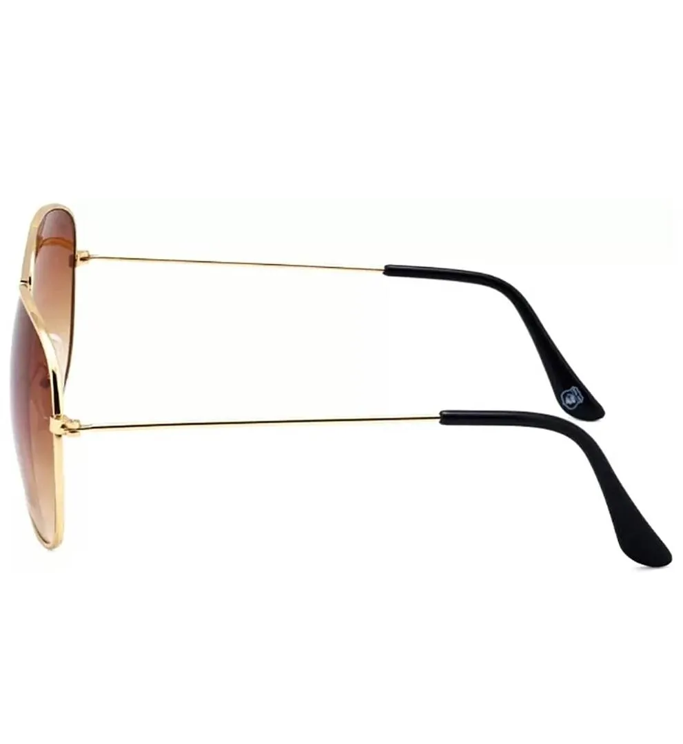 Trendy Brown Aviator Sunglass For Men And Women