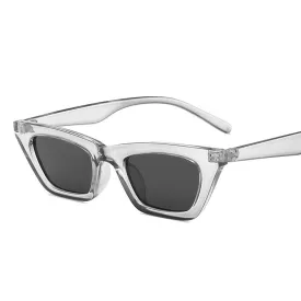 Trendy Retro Cat Eye Mirror Sunglasses