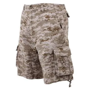 Vintage Style Camo Infantry Utility Shorts