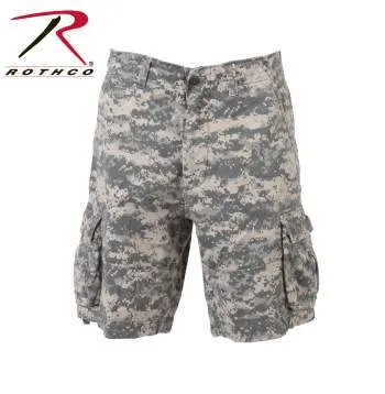 Vintage Style Camo Infantry Utility Shorts