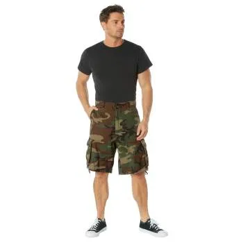 Vintage Style Camo Infantry Utility Shorts