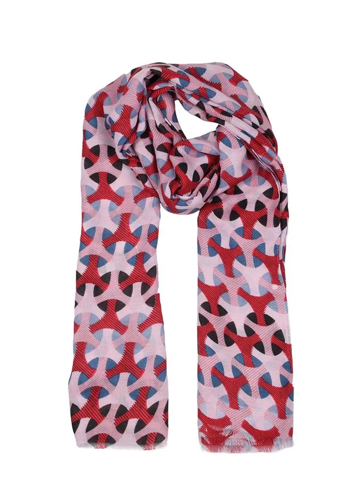 Women’s Geometric Print Lightweight Scarf