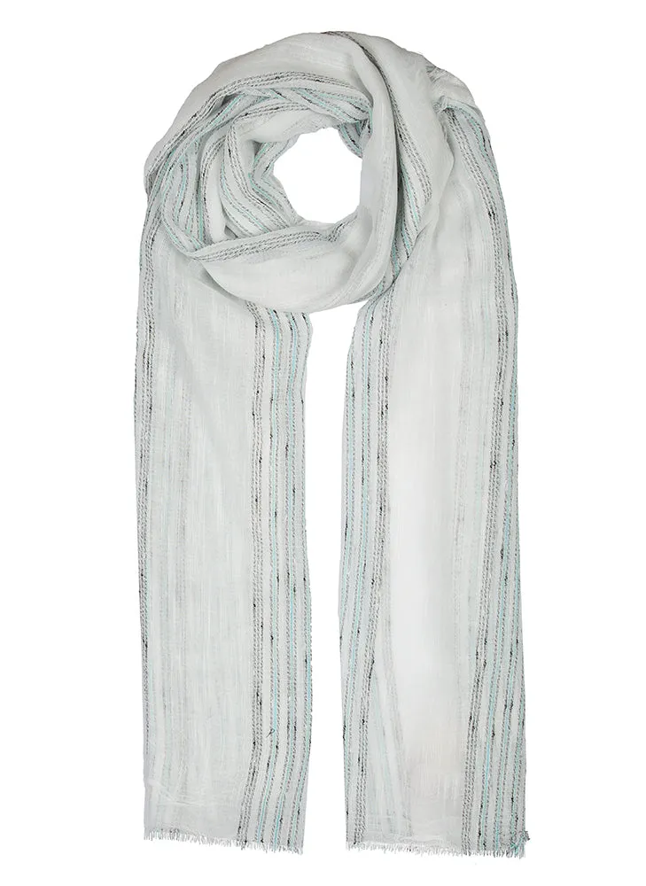 Women's Stripe Lightweight Scarf